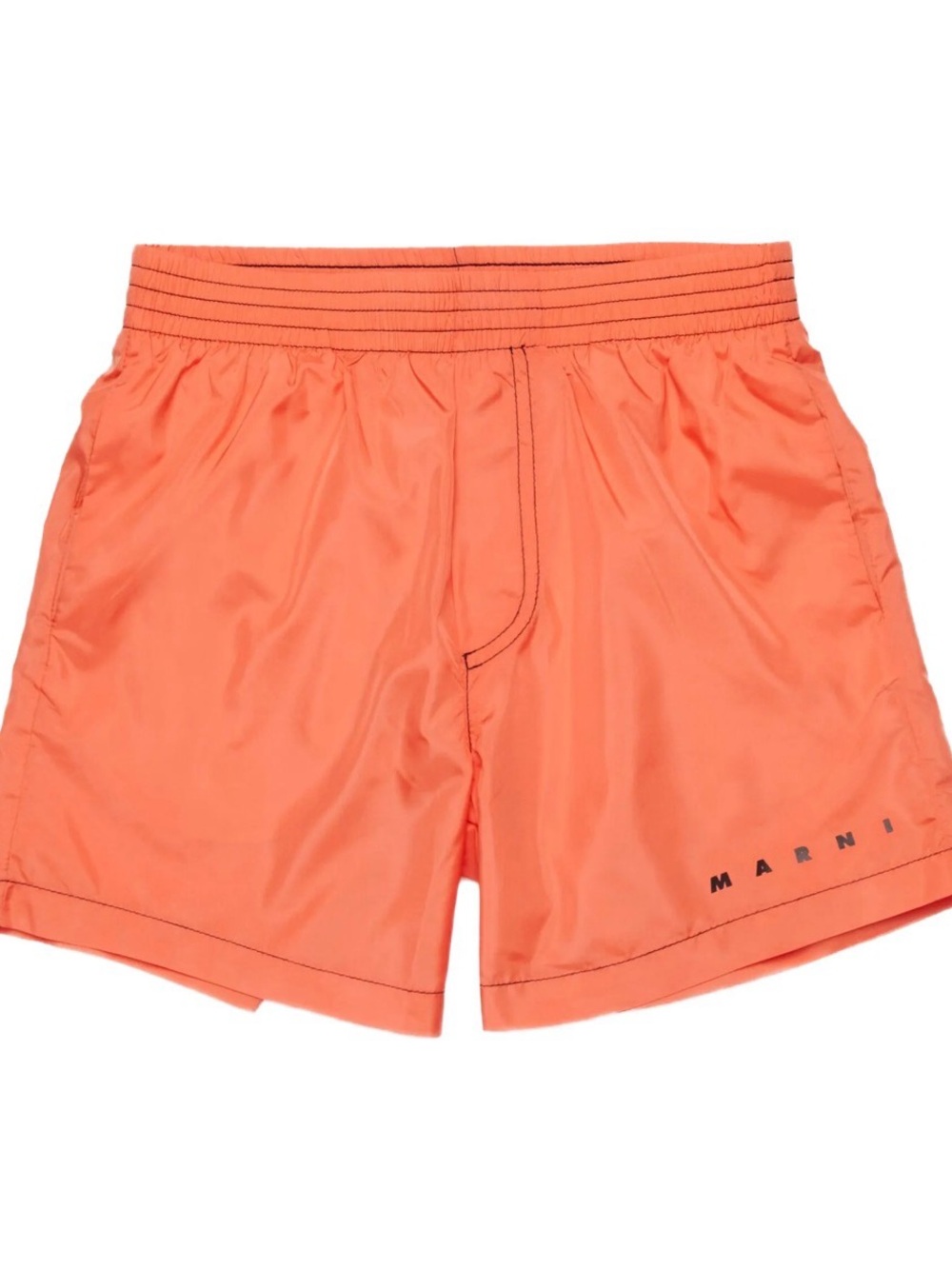 Marni kids Coral-Orange Swim Trunks